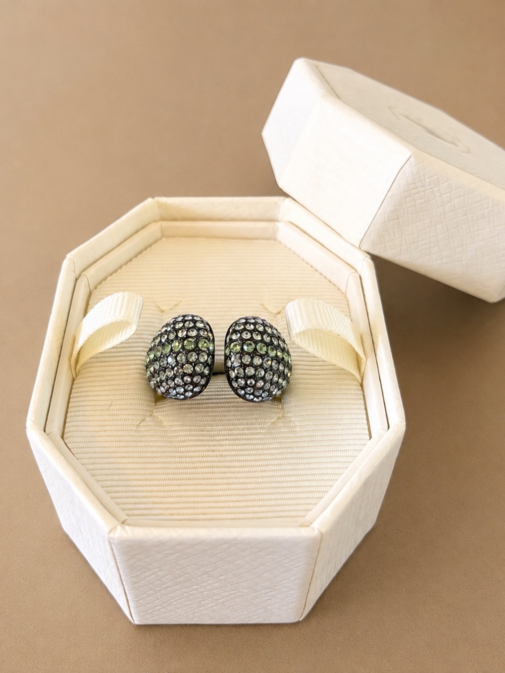 Swarovski Sublima Cocktail Ring Pave Crystal Size 55 (US 6.75)